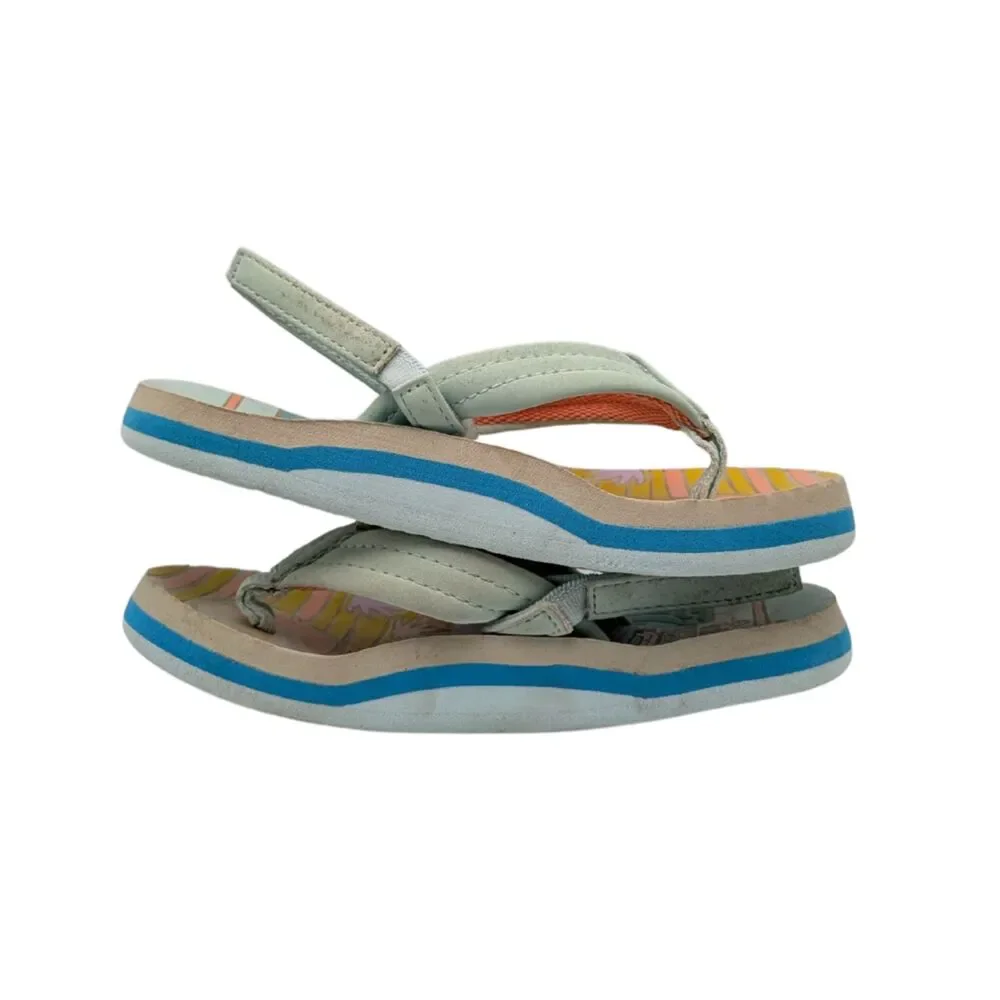 Reef Multi Color Little Ahi Flip Flop Size Toddler 9/10